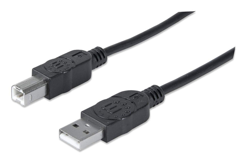 USB-A TO USB-B CABLE 1.8M- MALE/MALE 480MBPS (USB 2.0) BLCK – INTELLINET
