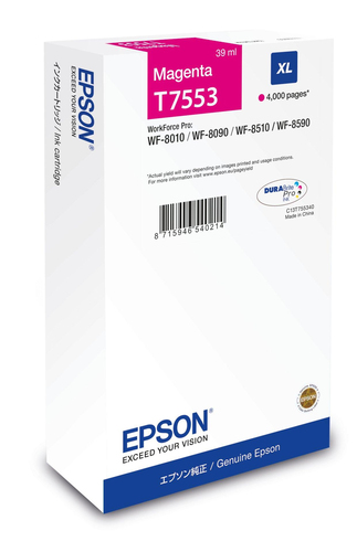 WF-8xxx Series Ink Cartridge XL MG – Epson