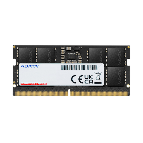 Adata Standard 8GB, DDR5, 5600MHz (PC5-44800), CL46, 1.1V, SODIMM Memory – Adata