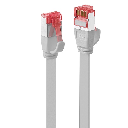5M CAT.6 U/FTP FLAT CABLE GREY – Lindy