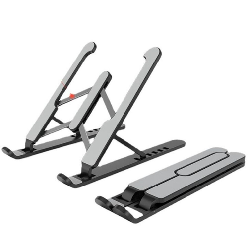 JLC Adjustable Foldable Laptop Riser - Black – JLC