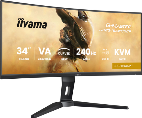 34\W LCD UWQHD Curved Business/Gaming VA 240 Hz\n – Iiyama