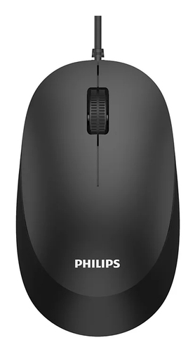 Philips SPK7207BL Wired Mouse-Blk – Philips