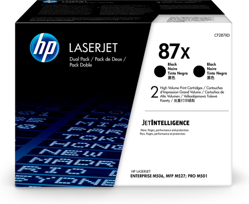 TONER CARTRIDGE 87X BLACK DUAL PACK – HP Inc