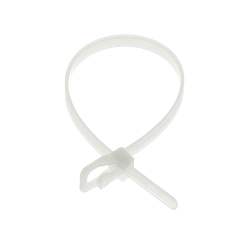 200mm x 4.8mm Natural/White - RETYZ Reusable Cable Zip Tie – Cablenet