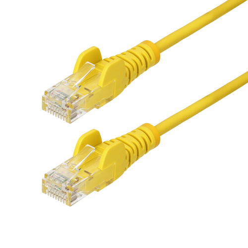 1m Yellow Slim CAT6 Ethernet Cable – StarTech.com