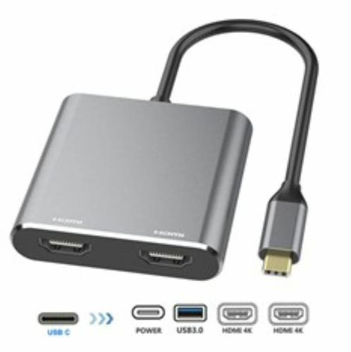 JLC N4 Type C 4 Port Adapter - Grey – JLC