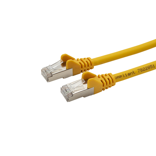 0.5M RJ45 CAT6A NETWORK CABLE 26AWG - YELLOW – Group Gear
