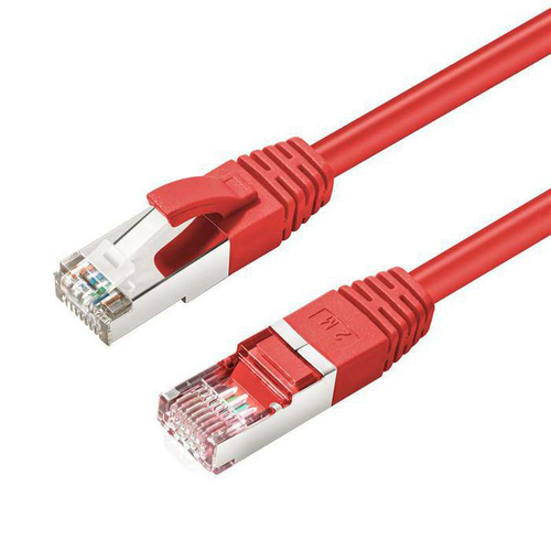 SSTP CAT6 50M Red LSZH – MicroConnect