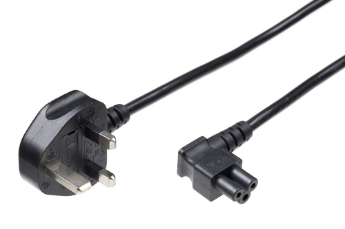 POWER CORD UK - ANGLED C5 1.8M – MicroConnect