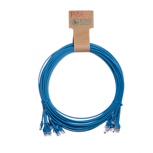 CNL 10PK 1.5M C6 Bl UTP Ls 30AWG Slim SB – Cablenet