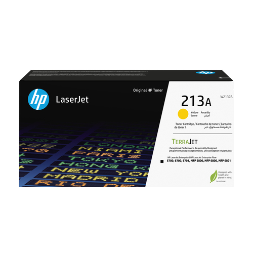 HP 213A YLW ORIGINAL LASERJET TONER CRTG – HP Inc