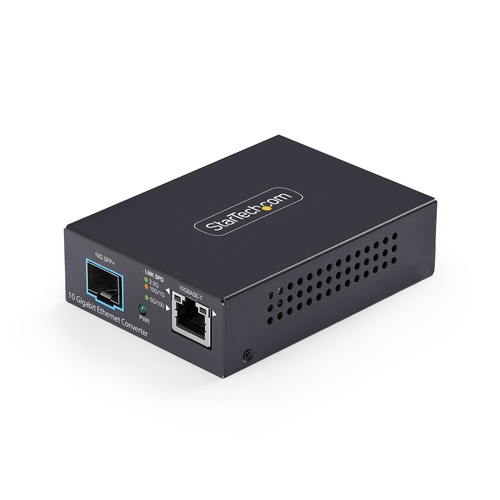 CONVERT 100M TO 10GBASE-T COPPER (RJ-45) TO 10G FIBER USING AN OPEN SFP+ SLOT - – StarTech.com