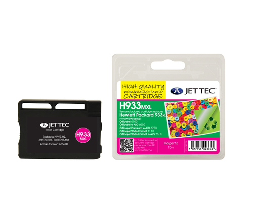 Jettec Compat HP933XL MAGENTA INK 13ML – Jet Tec