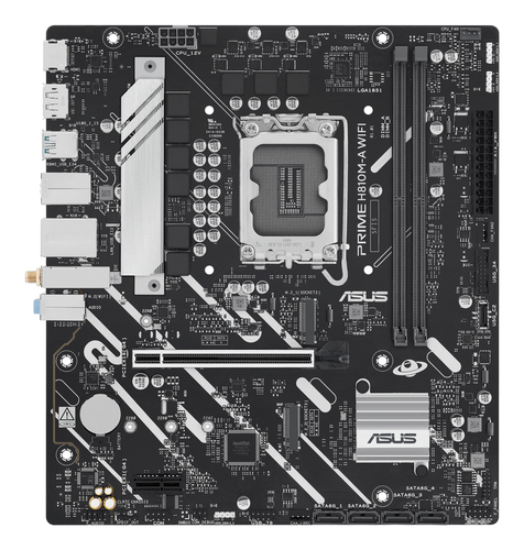 Asus PRIME H810M-A WIFI, Intel H810, 1851, Micro ATX, 2 DDR5, HDMI, DP, Wi-Fi 6E, GB LAN, 2x M.2 – ASUSTeK COMPUTER