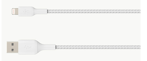 BOOST CHARGE LIGHTNING TO USB-A CABLE BRAIDED 2M WHITE – Belkin Components