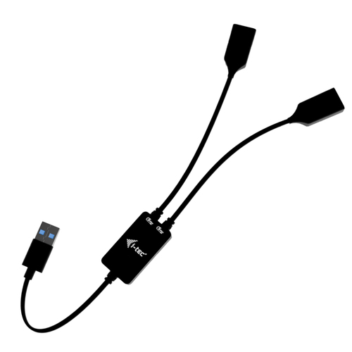 USB-A Cable HUB 2 port (2x USB-A) – ITEC
