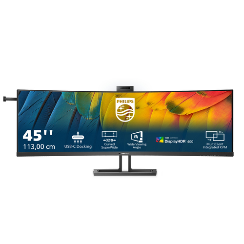 44,5, 5120x1440, VA, Curved, – Philips