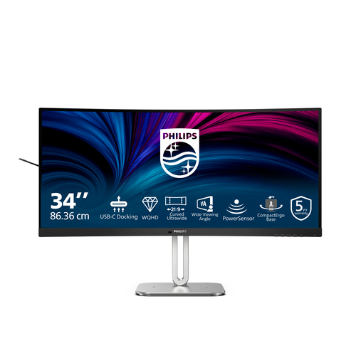34 INCH Curved 3400X1440 100W USB C 2 HDMI DP – Philips