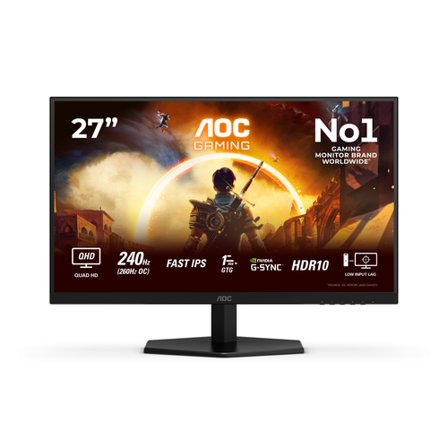 AOC GAMING Q27G42ZE - 27 ZOLL Q MONITOR 240 HZ 1 MS G-SYNC COMP. – AOC