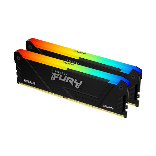 16GB 3600MT/s DDR4 CL17 DIMM (Kit of 2)FURY Beast RGB – Kingston Technology
