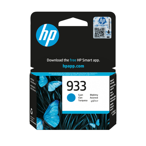 HP 933 CYAN OFFICEJET INK CN058AE – HP Inc