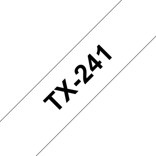 PTOUCH 18MM WHITE/BLACK TX241 – Brother