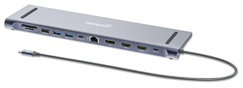 USB-C DOCK/HUB/READER 10-PORT AUD/DP/HDMI/RJ45/USB-C/USB-A – INTELLINET