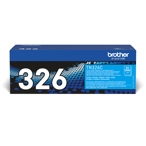 TN-326C TONER CARTRIDGE CYAN F/ HL-L8250CDN 3500PGS – Brother