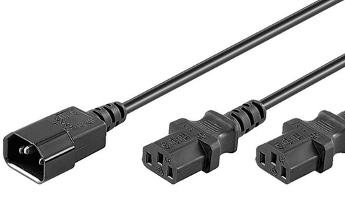 POWER CORD 1.8M Y EXTENSION – MicroConnect