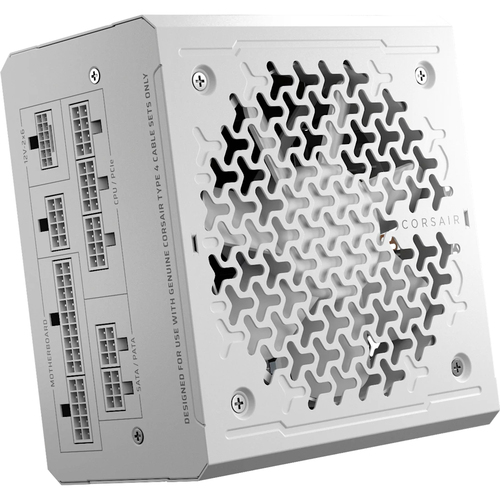 Corsair 1000W RMe Series RM1000e PSU, Fully Modular, Low-Noise, Cybenetics Gold, Zero RPM Mode, ATX 3.1, PCIe 5.1, White – Corsair
