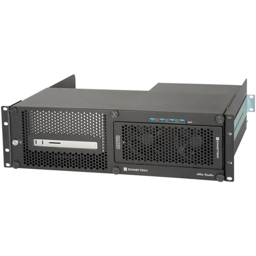 Professional 3U Rackmount Enclosure with Two Slot Thunderbolt to PCIe Cad Expansion for Mac Studio. Designed for Optimal DV Expansion for Bandwidth-hungry DV I/O Cards – Sonnet