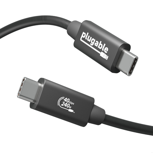 PLUGABLE USB4 240W EPR CABLE 3.3FT (1M) – Plugable Technologies