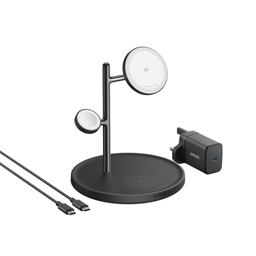 MAG W CHARGER 15W 3-IN-1 STAND BLACK – Anker