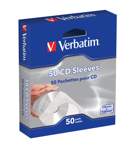 Verbatim CD Sleeve (50 Pack) – Verbatim