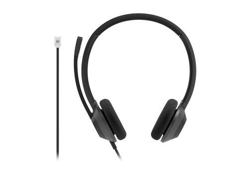 HEADSET 322 WIRED DUAL ON-EAR CARBON BLACK RJ9 – Cisco Systems