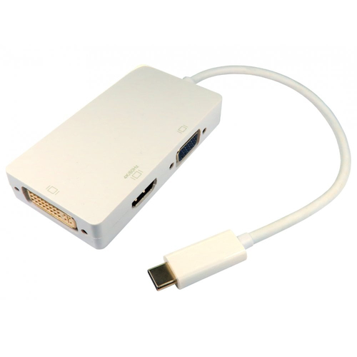 USB3C TO HDMI DVI AND VGA - 60HZ – Cables Direct