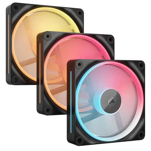 CORSAIR LX-R RGB Series iCUE LINK LX120R RGB 120mm RGB Fan Triple Fan Kit – Corsair
