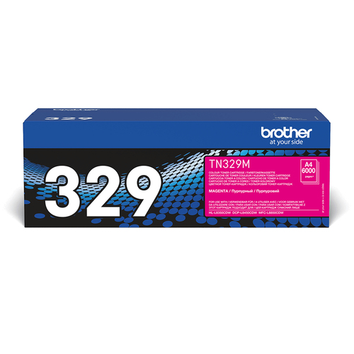 TN-329M TONER CARTRIDGE MAGENTA F/ HL-L8350CDW 6000PGS – Brother