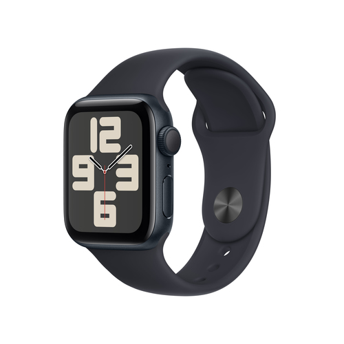Apple Watch SE GPS 40mm Midnight Aluminium Case with Midnight Sport Band - S/M – Apple