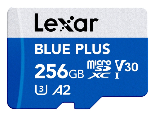 Lexar Blue Plus MicroSD Card256GB – Micron