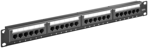 PATCH PANEL CAT 6 24 PORT – MicroConnect