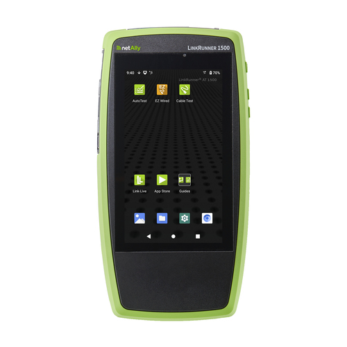 INCLUDES: LINKRUNNER AT 1500 TESTER, POWER SUPPLY WITH REGIONAL POWER PLUGS, WIR – NetAlly