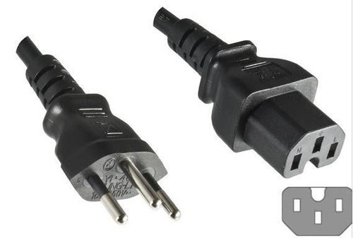 POWER CORD SWISS - C15 1.8M – MicroConnect