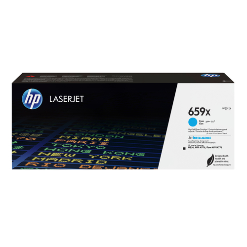 HP 659X HIGH YIELD CYAN ORG LASERJET TONER CARTRIDGE – HP Inc