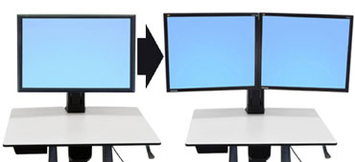CONV KIT SINGLE HD TO DUAL WORKFIT-C – Ergotron