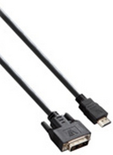 HDMI TO DVI-D SINGLE LINK 2M HDMI TO DVI-D CABLE 1080P FHD 2M – V7