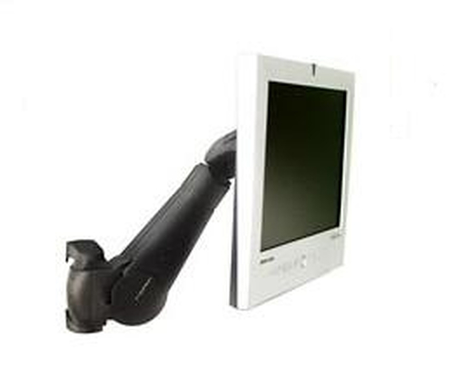 400 SERIES: VERTICAL MOUNT ROTATE ARMS: BLACK – Ergotron