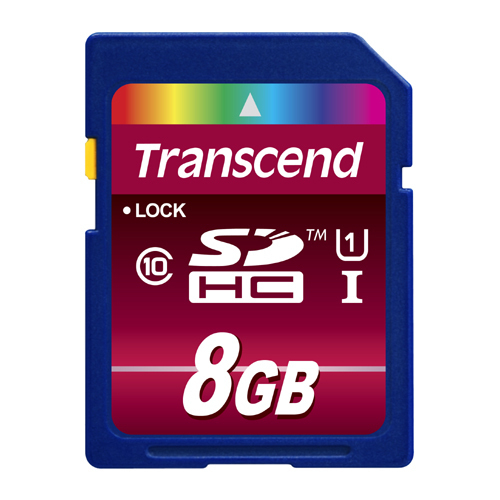 Transcend Ultimate - Flashgeheugenkaart - 8 GB - UHS Class 1 / Class10 - 133x - SDHC UHS-I – Transcend Information UK LTD