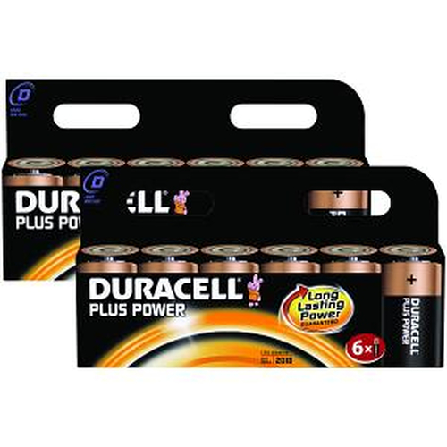 Duracell Plus D Size 12 Pack – Duracell